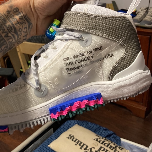 Air Force 1 mid off white vary rare - Picture 2 of 5